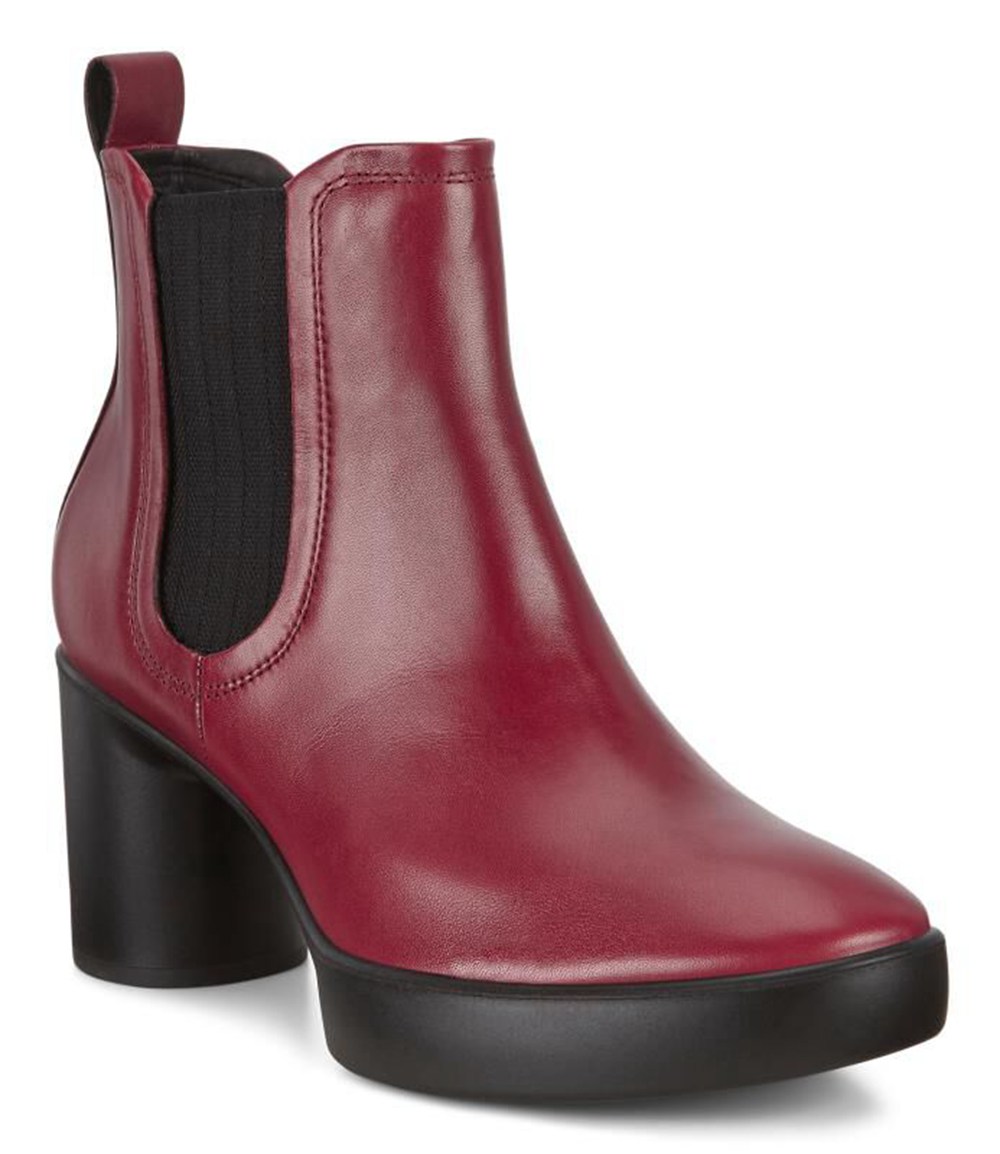 Botas Mujer - ECCO Shape Sculpted Motion 55 - Vino - EHY579126